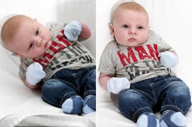 Προσπάθησαν να φωτογραφίσουν μπόμπιρα για την  έκδοση διαβατηρίου του και...(pics)