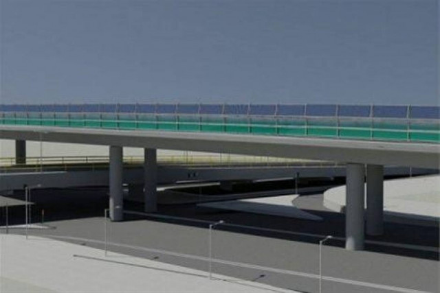 Θεσσαλονίκη: Εντυπωσιακή η γέφυρα πάνω από τη... γέφυρα στη Λαγκαδά