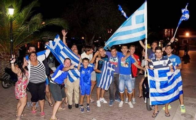Μουντιάλ 2014: Στιγμές… EURO στη Λέσβο (video)