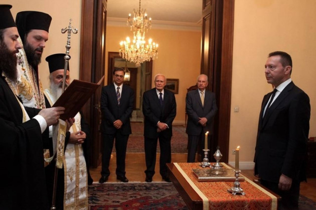 Ορκίστηκε ο Γ. Στουρνάρας ως διοικητής της Τράπεζας της Ελλάδας (pics)