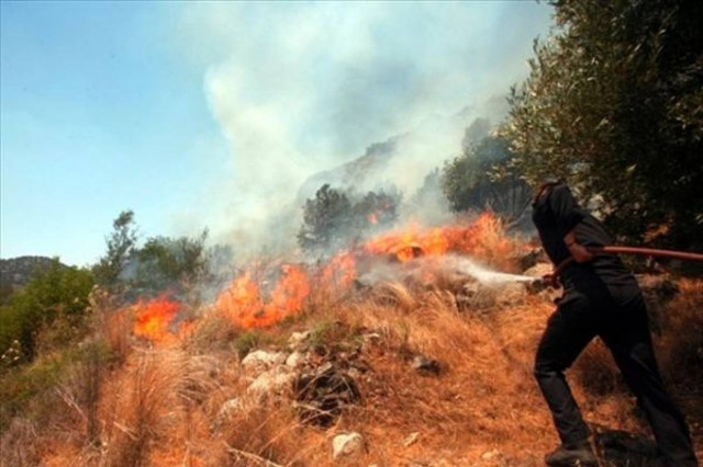 Υπό έλεγχο η φωτιά στο Ποικίλο όρος