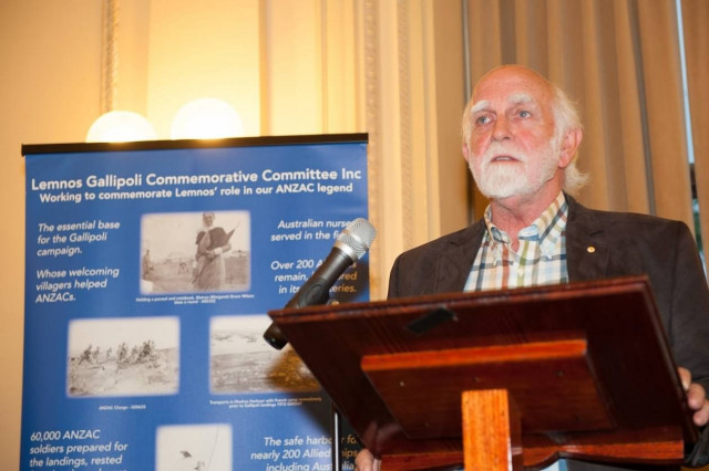 Άγαλμα προς τιμήν της Λήμνου στη Μελβούρνη