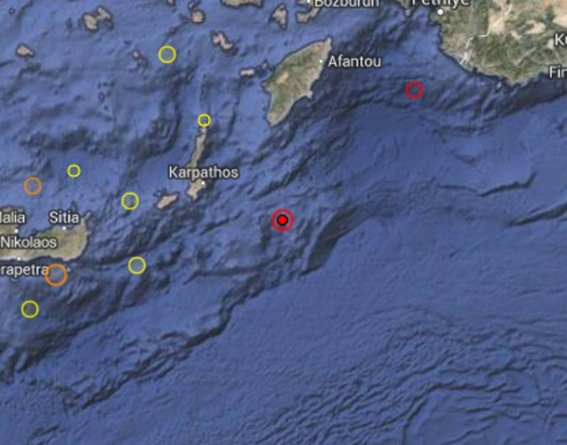 Σεισμός 4,2 Ρίχτερ στην Κάρπαθο