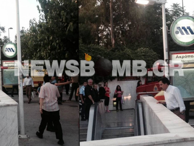 Νεκρός ο άνδρας που έπεσε στις γραμμές του Μετρό Ακρόπολης (pics)