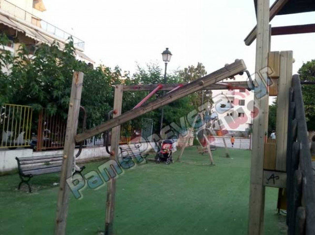 Καμία ουσιαστική ανάπλαση για τις παιδικές χαρές στην Πρέβεζα!!