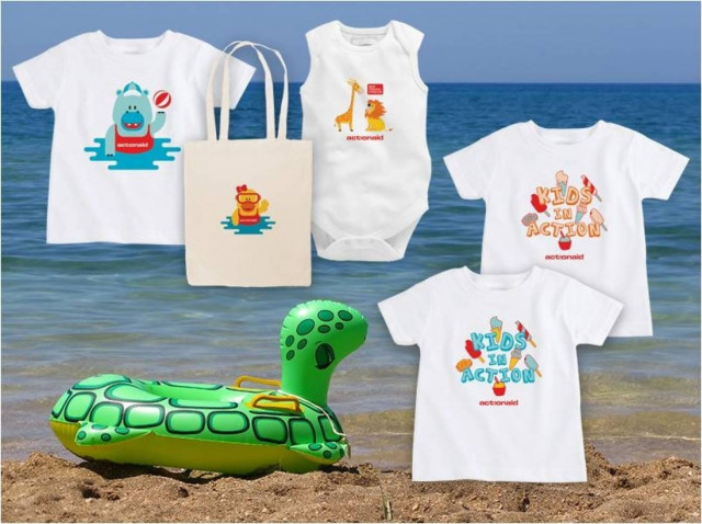 Παιδικά και βρεφικά ρούχα για το καλοκαίρι από την ActionΑid με καλό σκοπό!