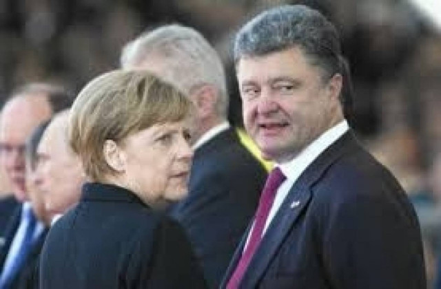 Επικοινωνία Μέρκελ- Ολάντ με Ποροσένκο