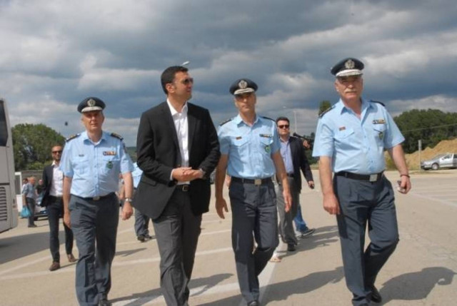 Vasilis Kikilias in Evros for… inspection