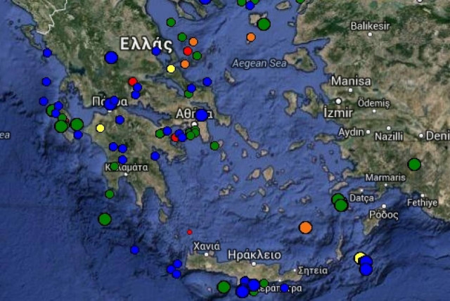 Σεισμός 4,1R βορειοανατολικά των Αντικυθήρων