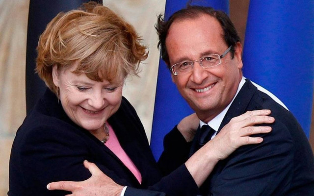 Ουκρανία: Τηλεφωνική επικοινωνία Ολάντ - Μέρκελ με Ποροσένκο