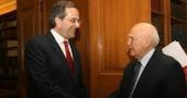 Τετ α τετ Παπούλια - Σαμαρά