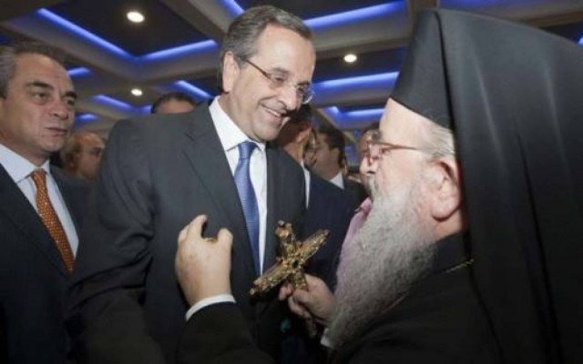 Υπόμνημα στον Σαμαρά παρέδωσε ο Άνθιμος