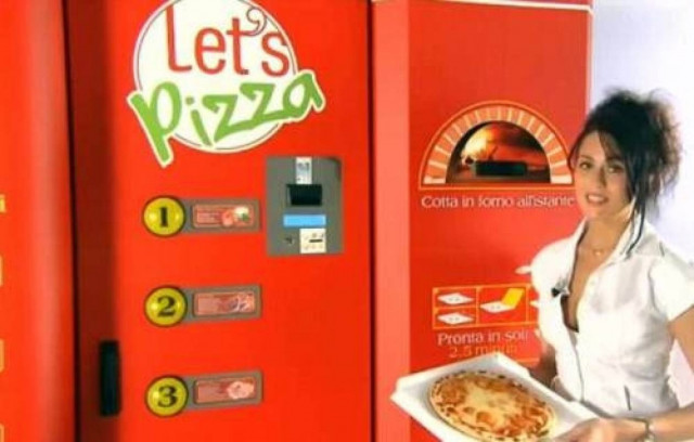 Μηχάνημα φτιάχνει πίτσα σε 3 λεπτά!