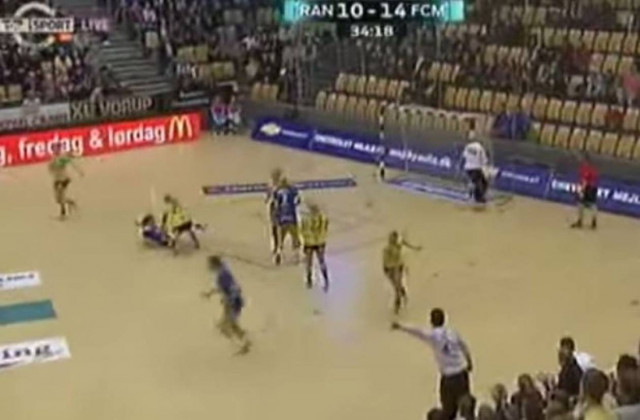 Το ατύχημα που αναστάτωσε τους άντρες φιλάθλους (video)