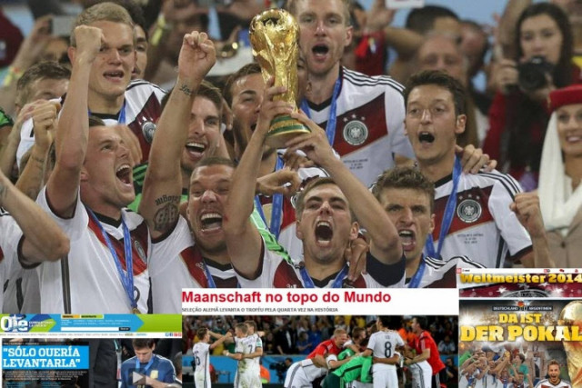 Τελικός Μουντιάλ 2104: Οι αναφορές των ξένων ΜΜΕ για τον θρίαμβο της Γερμανίας (pics)