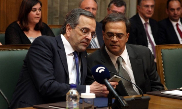 Τι συζητήθηκε στη συνάντηση Σαμαρά, Βενιζέλου, Χαρδούβελη