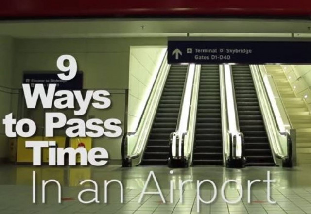 Δες τι μπορείς να κάνεις για να περάσεις ευχάριστα την ώρα σου στο αεροδρόμιο (vid)