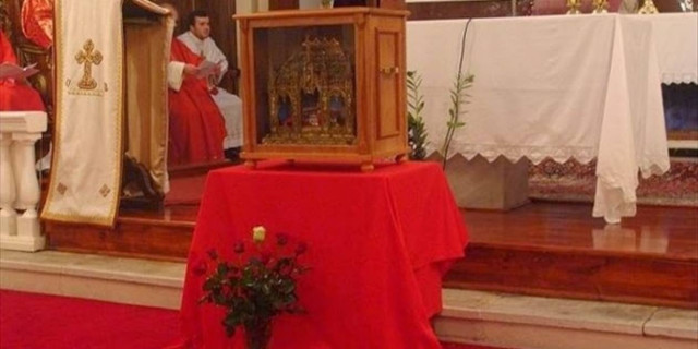 Στην Μυτιλήνη τα λείψανα του Αγίου Βαλεντίνου