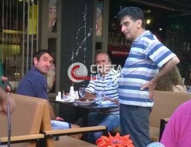 Ο Καραγκούνης κάνει τις διακοπές του στην Κρήτη