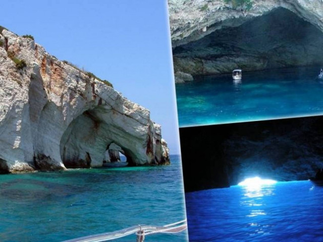 The most beautiful sea caves in Greece