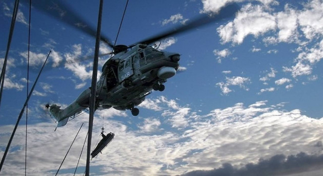 Αεροδιακομιδή τουρίστριας από κρουαζιερόπλοιο στην Κέρκυρα