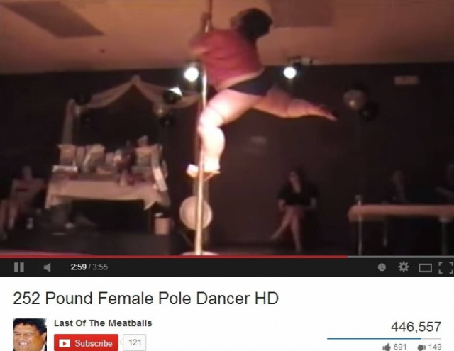 Είναι 150 κιλά αλλά είναι... χορεύτρια σε στύλο! (βίντεο)