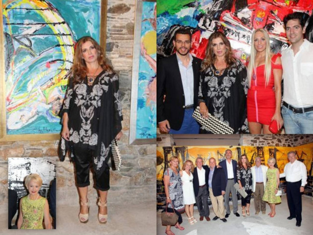 Σύρος: Εγκαινιάστηκε η έκθεση της Μίνας Παπαθεοδώρου-Βαλυράκη