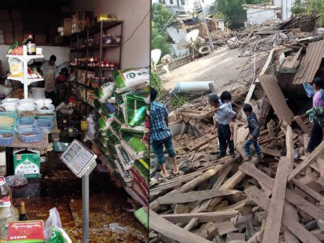 Φονικός ο σεισμός στην Κίνα- Αυξάνεται ο αριθμός των νεκρών (pics+video)