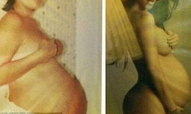 Η ολόγυμνη φωτογραφία της σε προχωρημένη εγκυμοσύνη