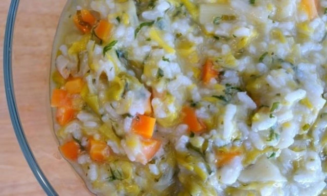 Πρασόρυζο λεμονάτο!