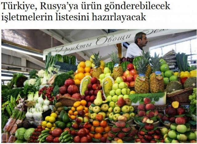 To εμπάργκο θα αυξήσει τις εξαγωγές Ρωσίας στη Τουρκία
