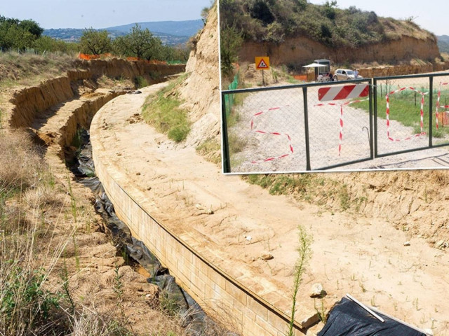 Αμφίπολη: Αυξημένα μέτρα φύλαξης - «Σκεπάστηκαν» οι Σφίγγες