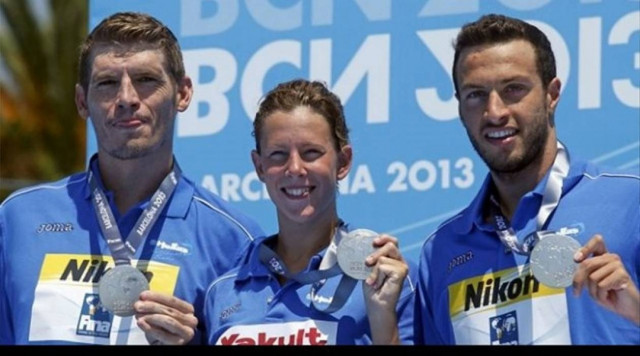 Ασημένιο μετάλλιο στο μικτό ομαδικής αντοχής στο Ευρωπαϊκό Υγρού Στίβου