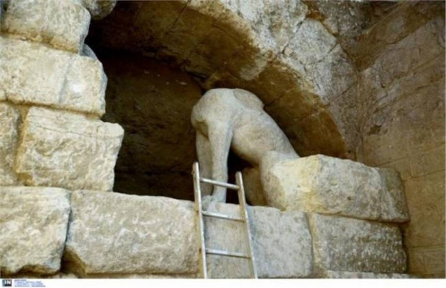 Excavations in Ancient Amphipolis resumed on Monday