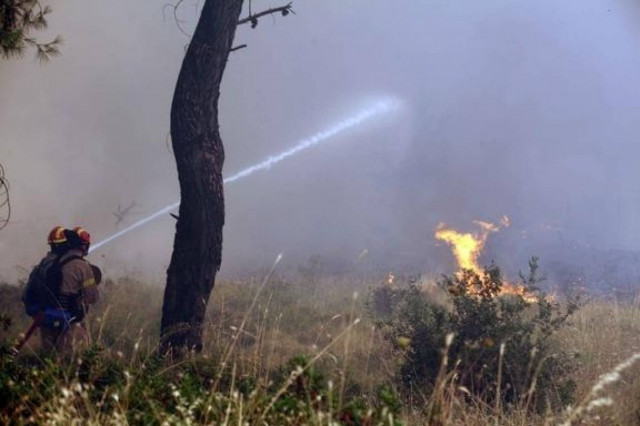 Ρόδος: Υποψίες για εμπρησμό - Υπό έλεγχο η φωτιά