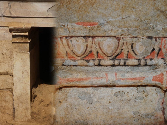 Αμφίπολη: Τρύπα δείχνει πιθανή σύληση από τυμβωρύχους (pics)