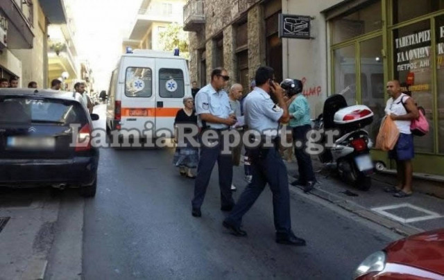 Λαμία: Τροχαίο στο κέντρο της πόλης (pics)