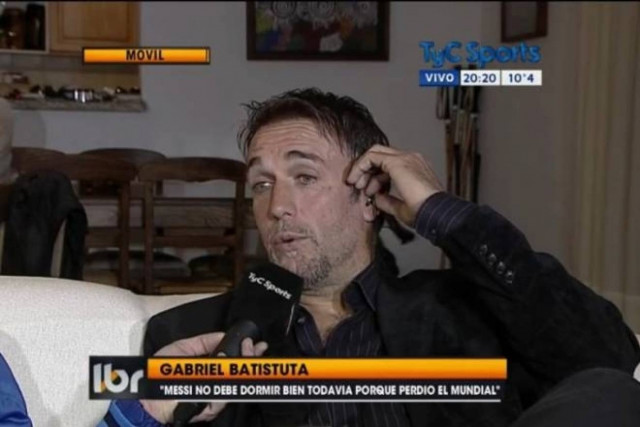 Μπατιστούτα: «Ήθελα να μου κόψουν τα πόδια»