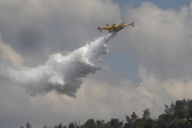 Τρίπολη: Υπό έλεγχο η φωτιά στη Σιλίμνα Αρκαδίας