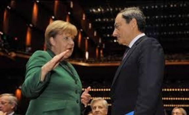Τηλεφωνική επικοινωνία Μέρκελ - Ντράγκι