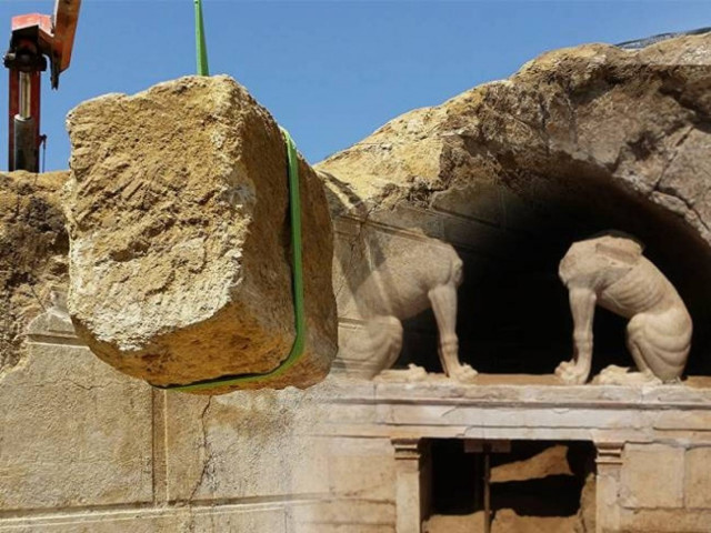 Οι βροχές φέρνουν καθυστερήσεις στην Αμφίπολη