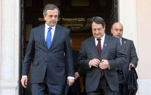 Τηλεφωνική συνομιλία Σαμαρά - Αναστασιάδη για το Κυπριακό