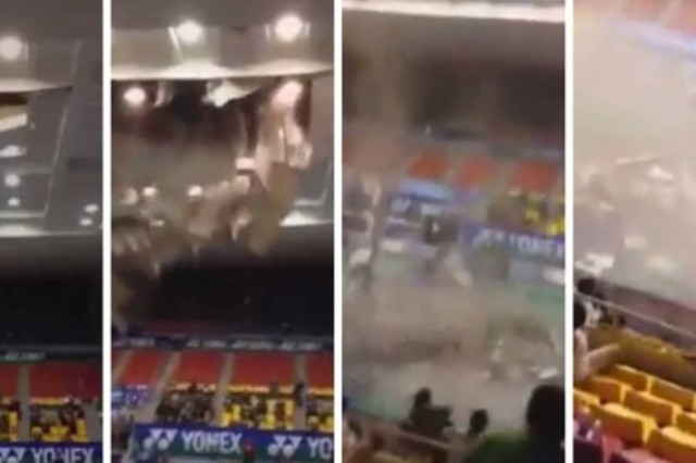 Βιετνάμ: Κατέρρευσε οροφή γηπέδου εν ώρα αγώνα! (video)