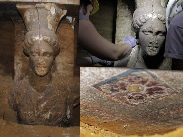 Οι καρυάτιδες δίνουν νέες διαστάσεις στο μυστήριο της Αμφίπολης