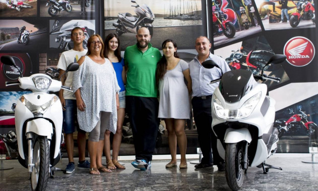Ολοκληρώθηκε ο μεγάλος καλοκαιρινός διαγωνισμός Honda Scooters (pics)