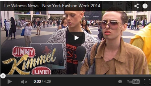 Η φάρσα του Jimmy Kimmel στους fashionistas της Νέας Υόρκης, που αξίζει να δείτε!