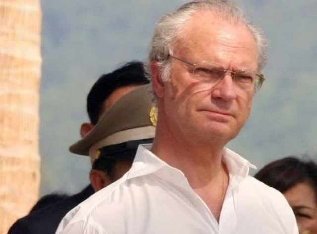 Τροχαίο για τον βασιλιά της Σουηδίας