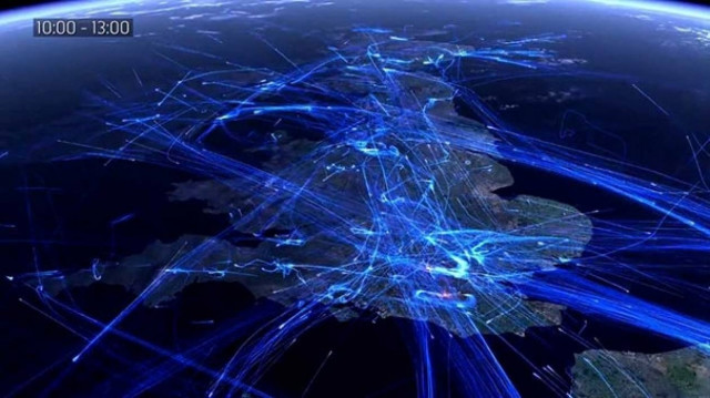 24 ώρες πτήσεων πάνω από την Ευρώπη (Video)