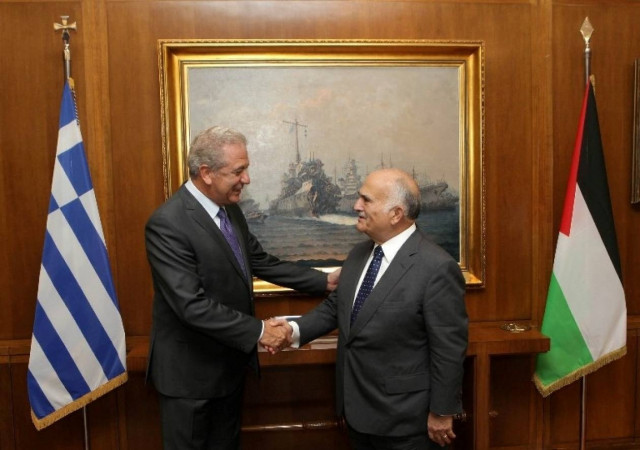 Συνάντηση  Αβραμόπουλου με τον Πρίγκιπα της Ιορδανίας