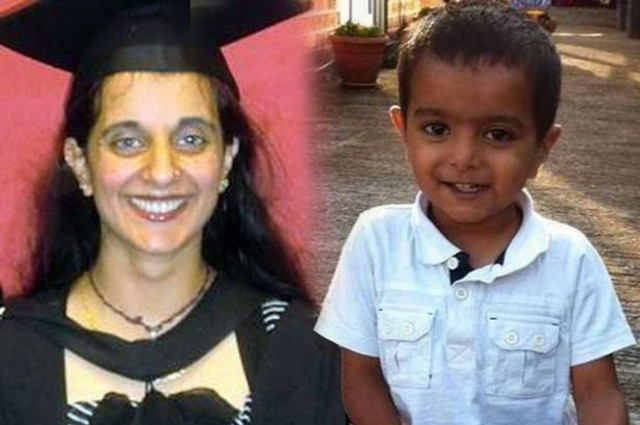 Κάηκε μαζί με τον τετράχρονο γιο της για να μην πάει στον πατέρα του! (pics)